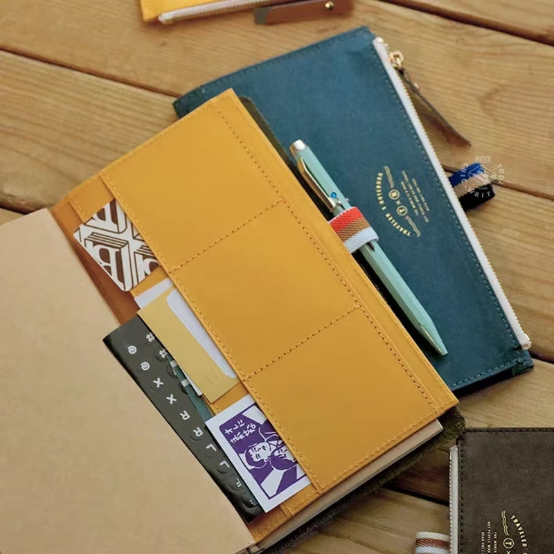 Special Paper Travel Notebook Washable Bill Zipper Bag Storage Bag Pen Case Stationery Storage Supplies