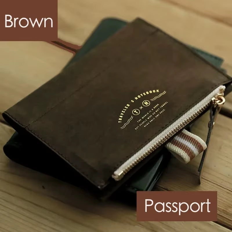 Special Paper Travel Notebook Washable Bill Zipper Bag Storage Bag Pen Case Stationery Storage Supplies