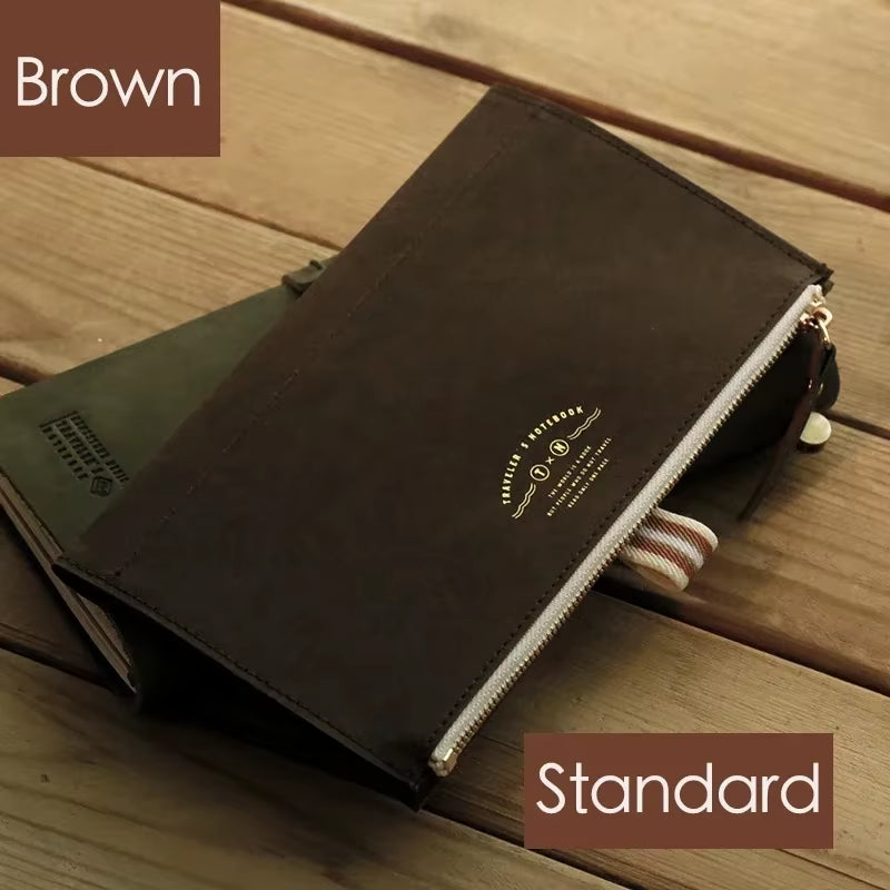 Special Paper Travel Notebook Washable Bill Zipper Bag Storage Bag Pen Case Stationery Storage Supplies