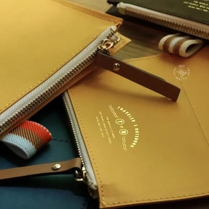 Special Paper Travel Notebook Washable Bill Zipper Bag Storage Bag Pen Case Stationery Storage Supplies