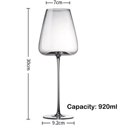 Red Wine Glasses Champagne Glass Wine Glasses Hand Blown Thin Rim,Long Stem,Perfect for Red or White,Daily Use