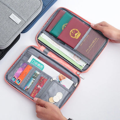 Waterproof Passport Holder Travel Wallet Big Credit Card Wallets Organizer Travel Accessories Document Bag Cardholder