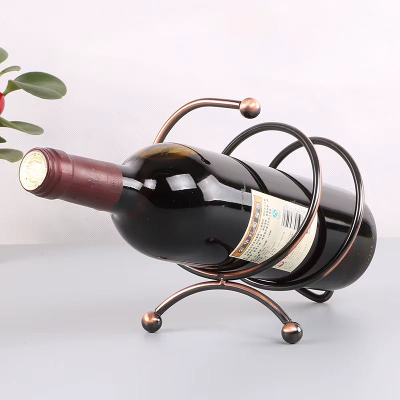 Metal Wine Rack Hanging Wine Glass Holder Bar Stand Bracket Retro Creative Restaurant Display Stand