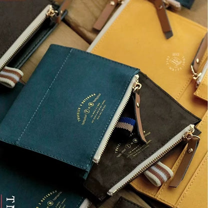 Special Paper Travel Notebook Washable Bill Zipper Bag Storage Bag Pen Case Stationery Storage Supplies
