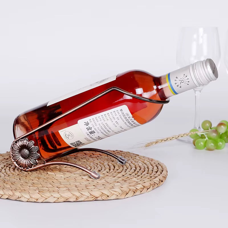 Metal Wine Rack Hanging Wine Glass Holder Bar Stand Bracket Retro Creative Restaurant Display Stand