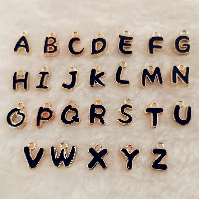 Charm Enamel A-Z Letters European and American Cocktail Grape Wine Bottle Opener Wine Glass Grape Wine Keychain Bar Keychain