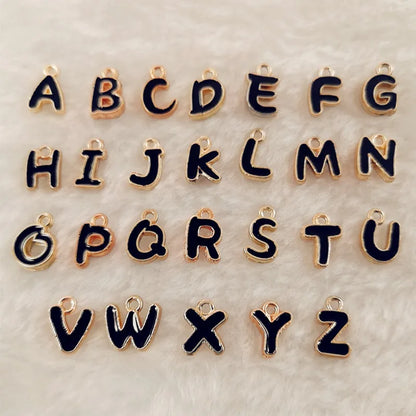 Charm Enamel A-Z Letters European and American Cocktail Grape Wine Bottle Opener Wine Glass Grape Wine Keychain Bar Keychain