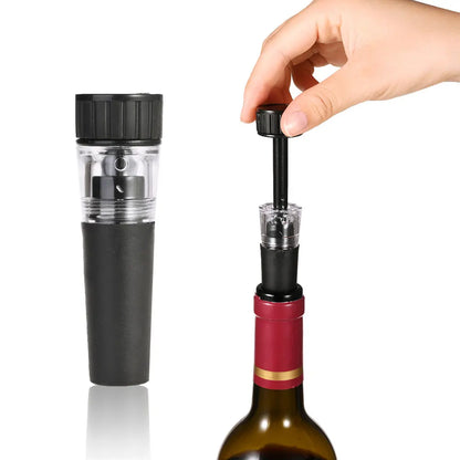 3Pcs Wine Accessories Set Includes Foil Cutter Wine Pourer and Vacuum Wine Stopper for Bottles Bar Accessories Wine Lovers