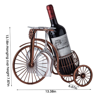 Metal Wine Rack Hanging Wine Glass Holder Bar Stand Bracket Retro Creative Restaurant Display Stand